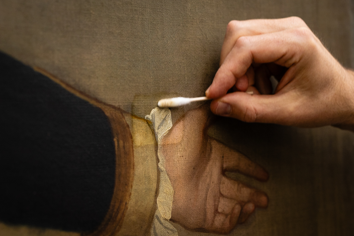 Oil Painting Cleaning Test Lowy Conservation