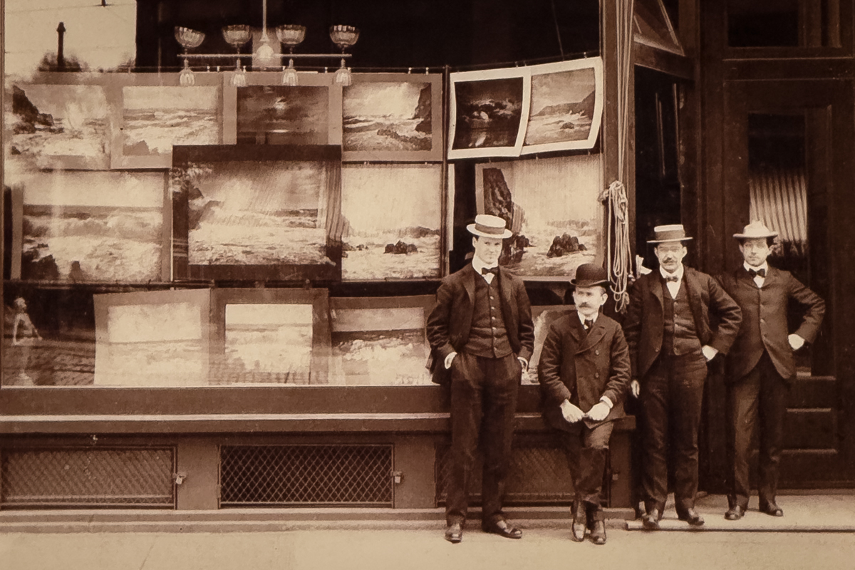 Historic Photograph of Foster Brothers Picture Framers