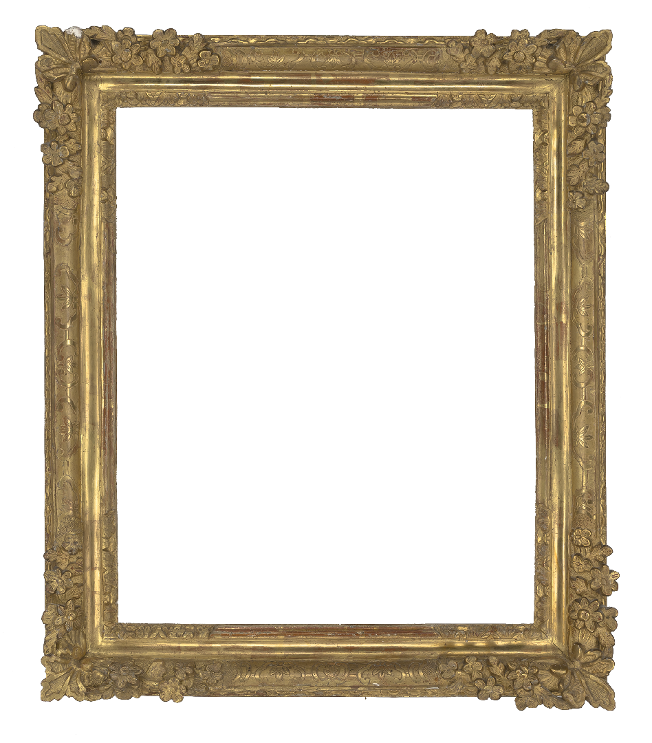 French 18th Century Louis 14th Flower Corner Frame - LOWY