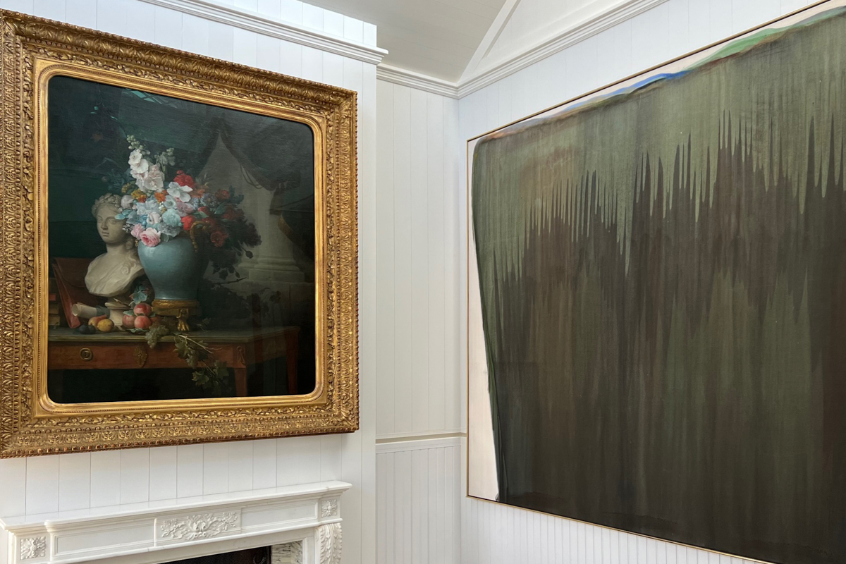 Anne Vallayer-Coster Painting In Situ Framed by Lowy