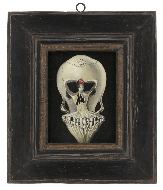 Ballerine en tête de mort by Salvador Dali Framed by Lowy