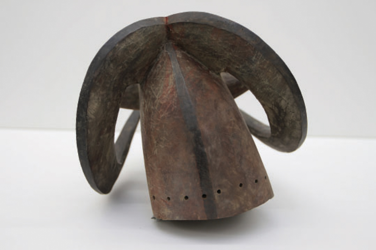 Bambara Ceremonial Dance Mask After Conservation