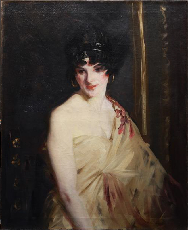 Betalo The Dancer by Robert Henri Before Lowy Conservation