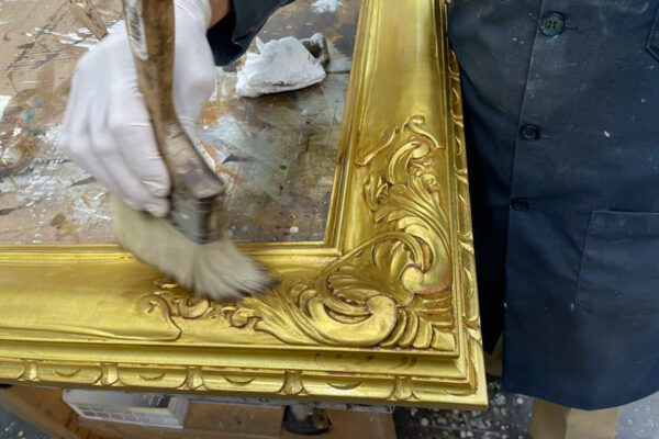 Burnishing Gold Leaf