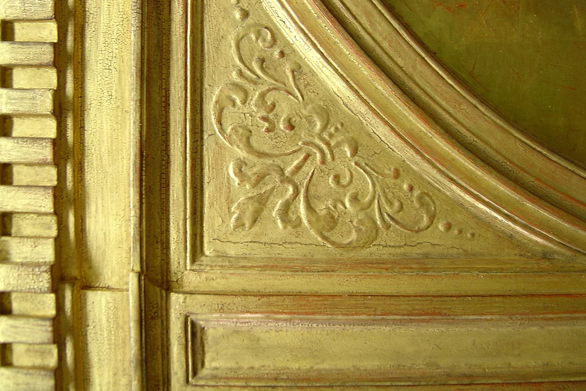 Close-Up Showing Details of a Tabernacle Frame