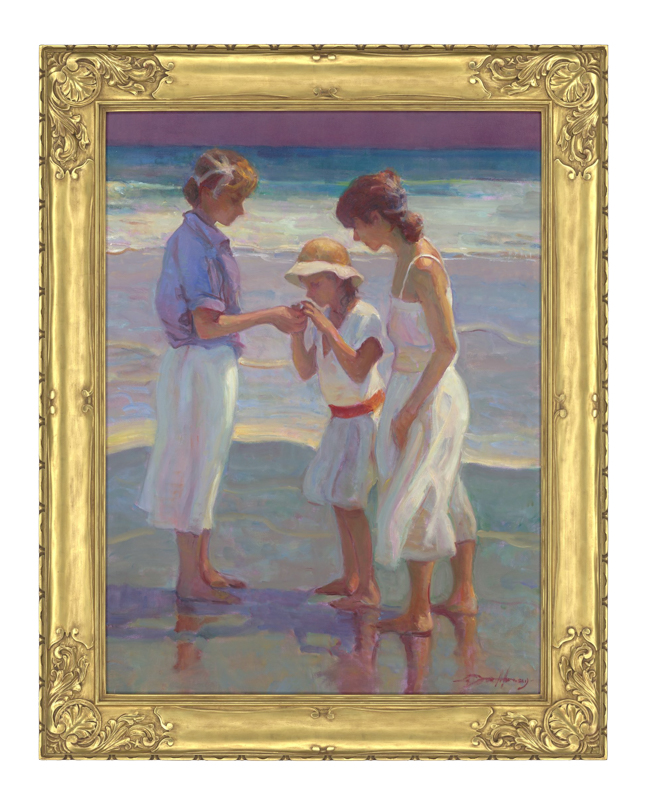 Don Hatfield Painting in Lowy Antique Reproduction Carrig-Rohane Frame