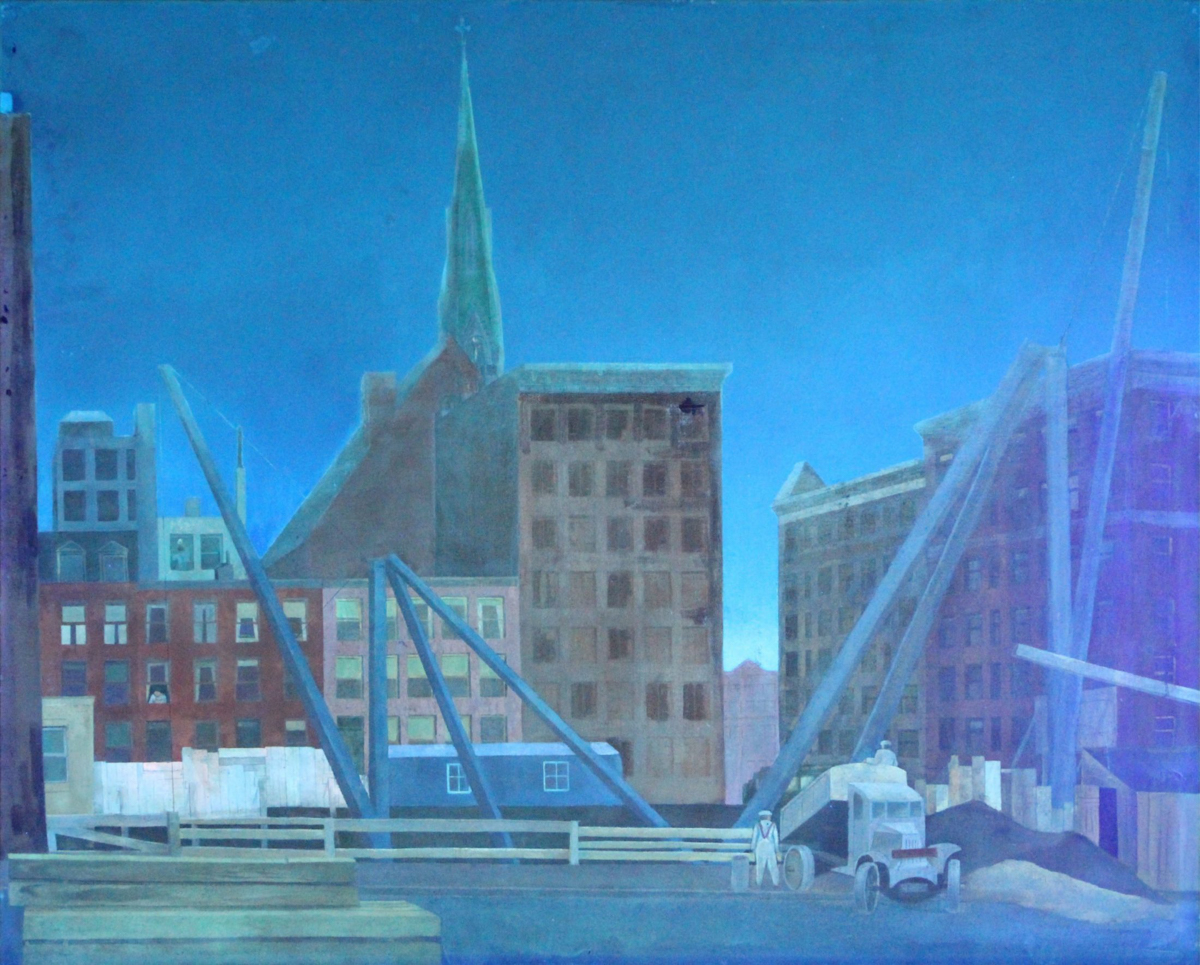 Stefan Hirsch’s Excavation under UV light