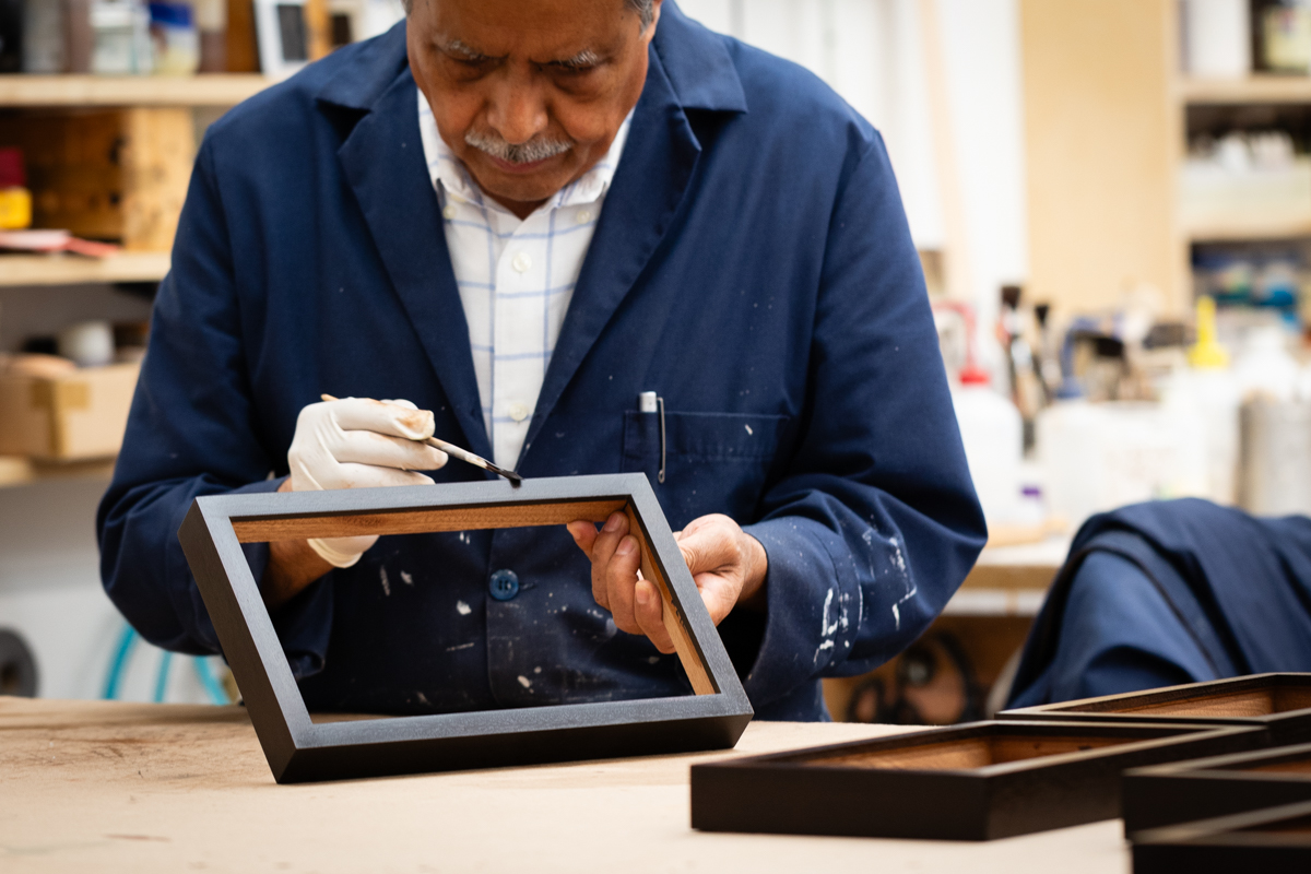 Finishing Contemporary Frames