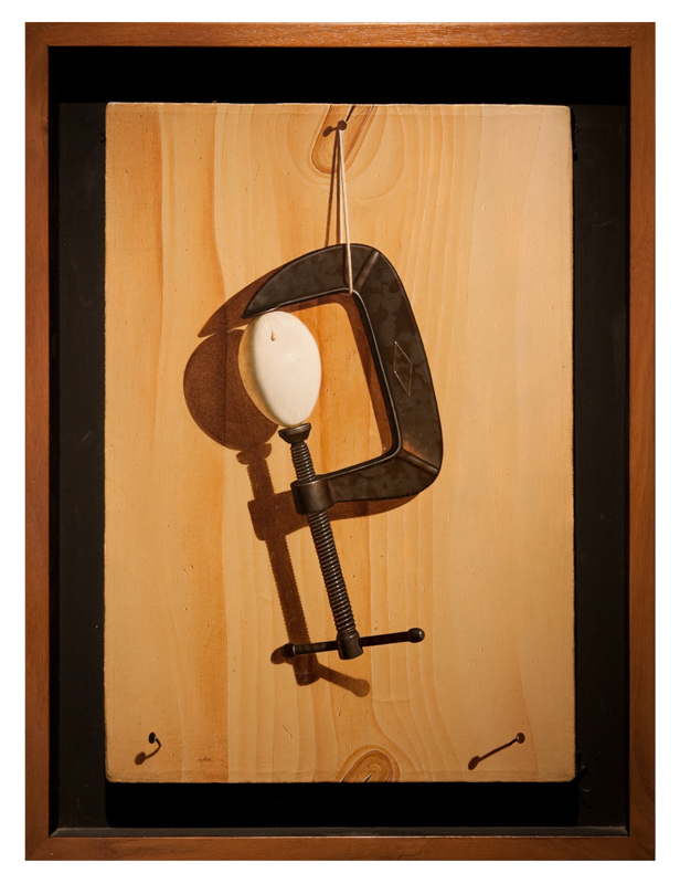 Gary T. Erbe Painting in a Lowy Custom Frame