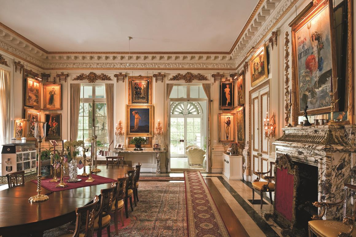 Interior of the National Museum of American Illustration 15th Anniversary Gala Event and Benefit Auction. Photograph by Steven Brooke.