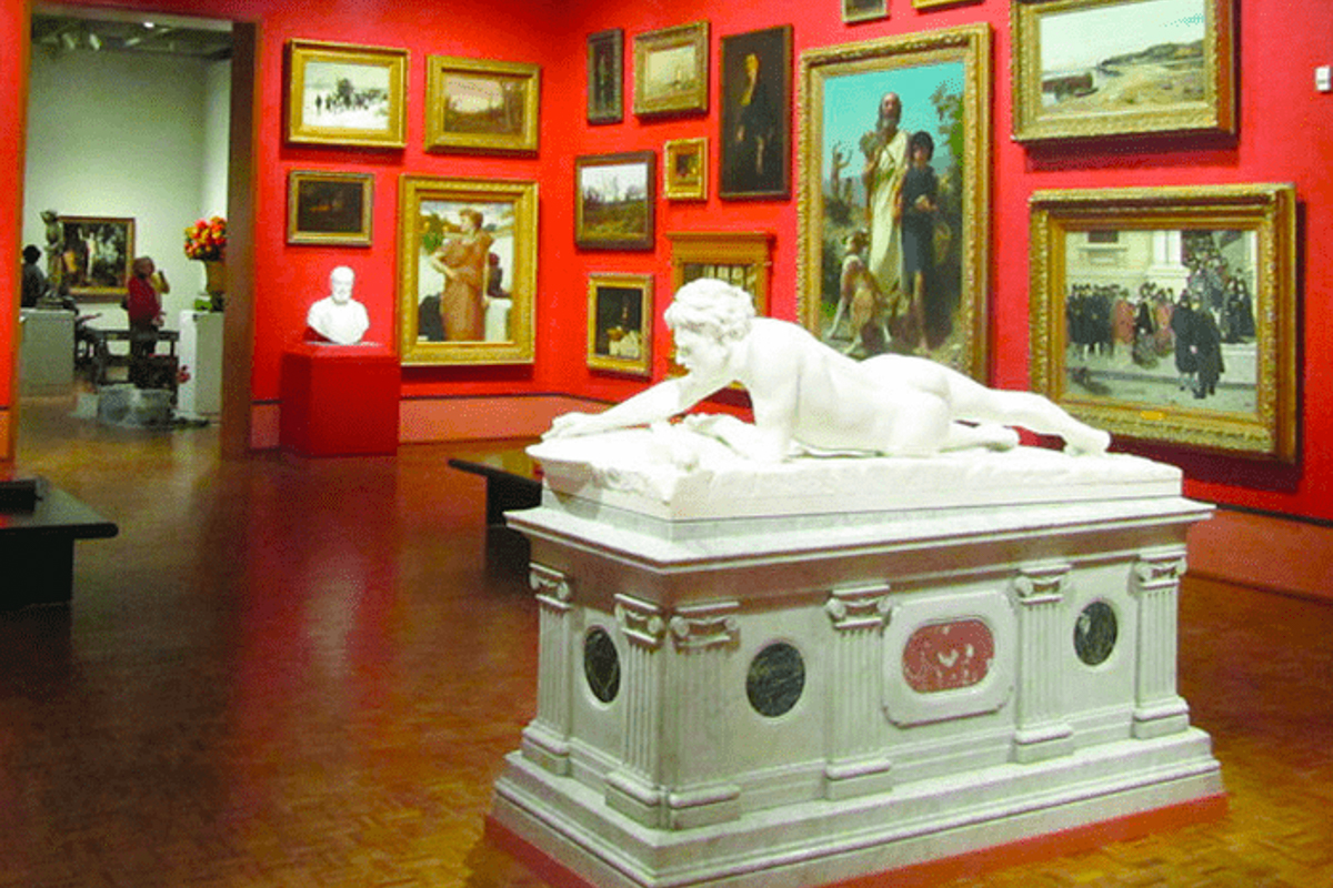Interior View of the Layton Collection Gallery at the Milwaukee Art Museum