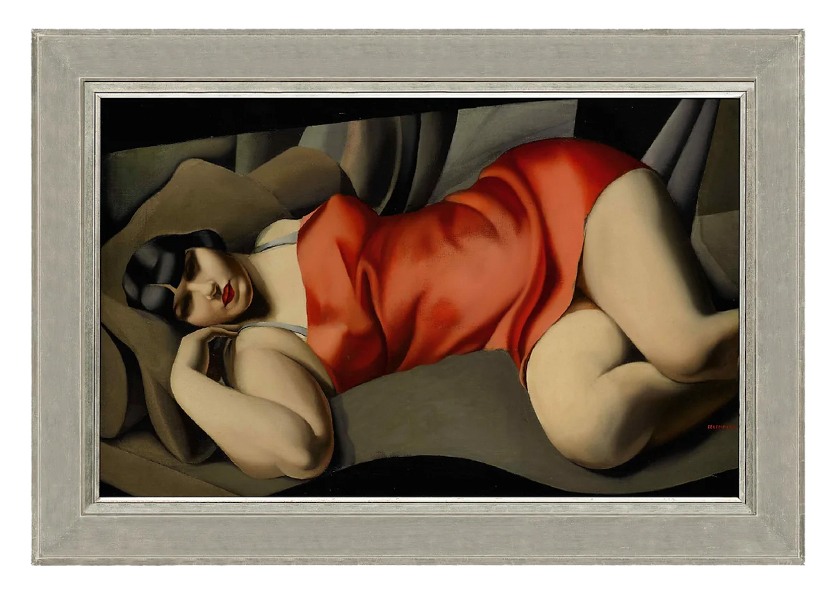 La Tunique Rose by Tamara de Lempicka Framed by Lowy