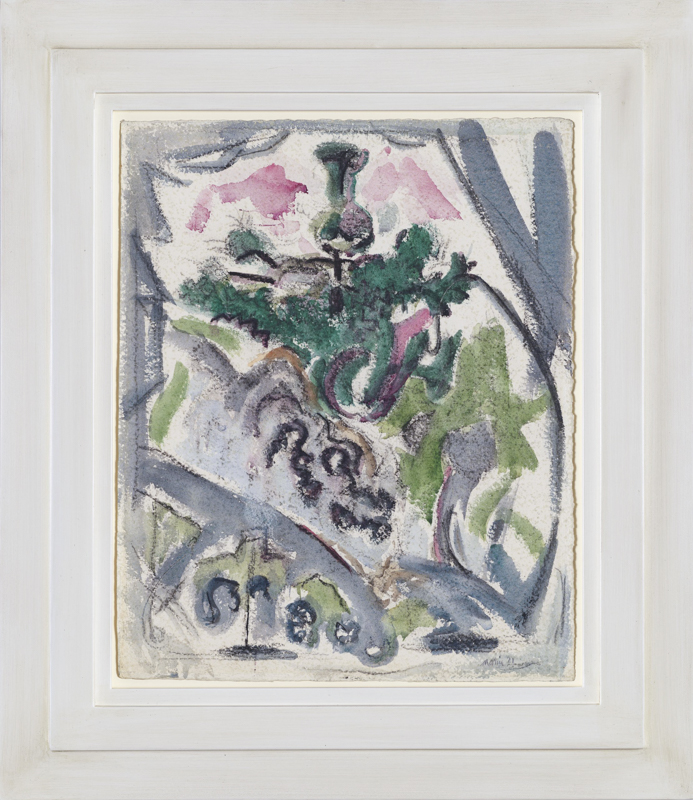 Little Fir Tree Deer Isle by John Marin Framed by Lowy