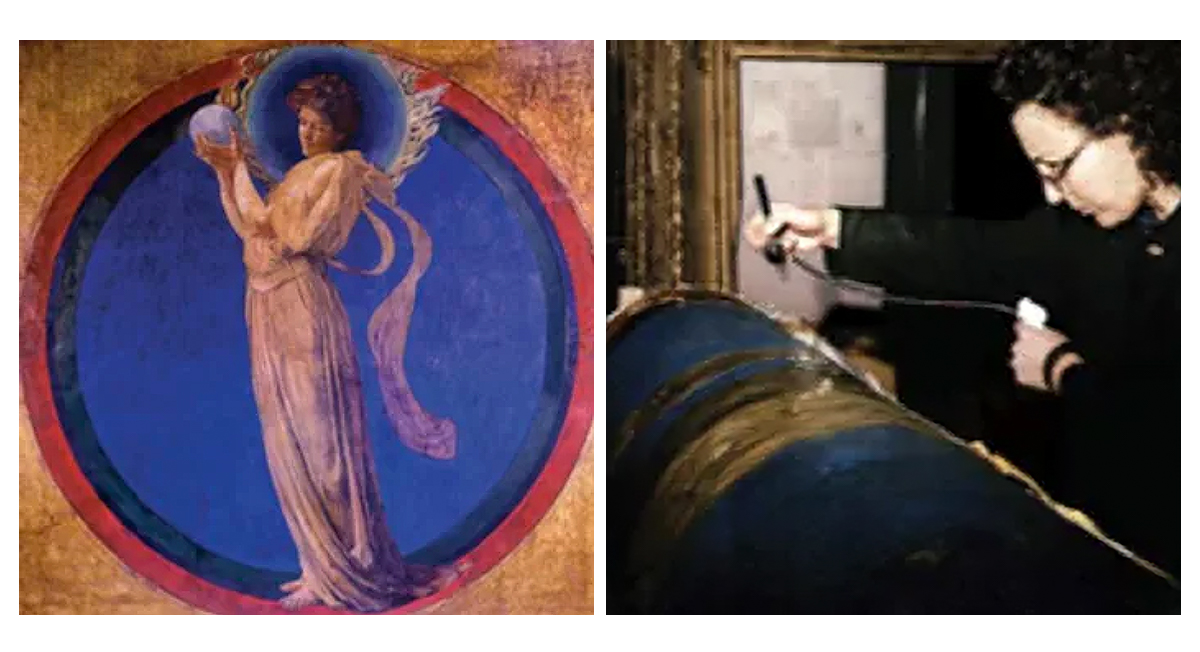 Lowy Conservation of a Mural Study by John LaFarge