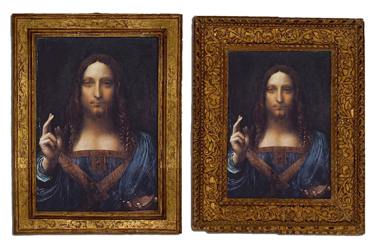 Salvator Mundi by da Vinci Frame Considerations