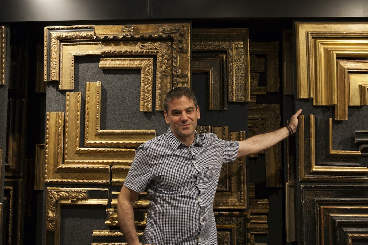 Brad Shar pictured in Lowy’s showroom