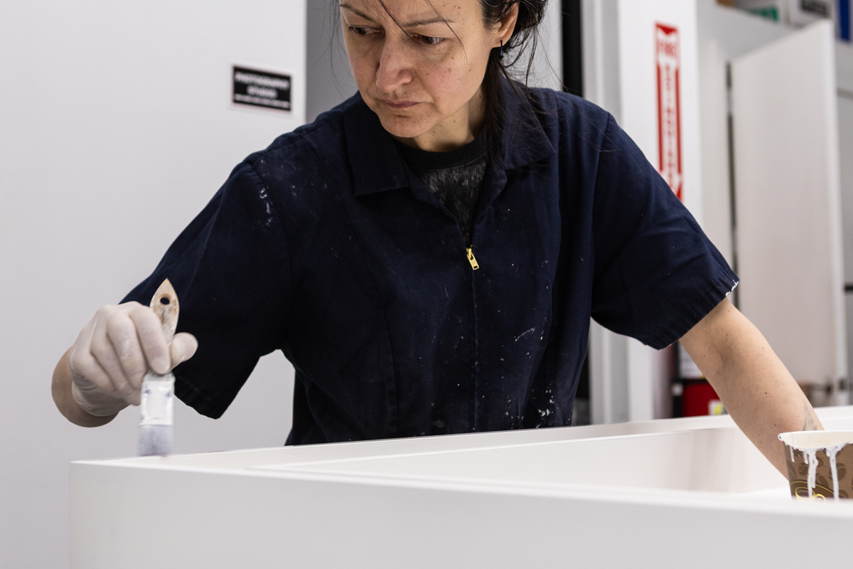 Painting a Contemporary Frame