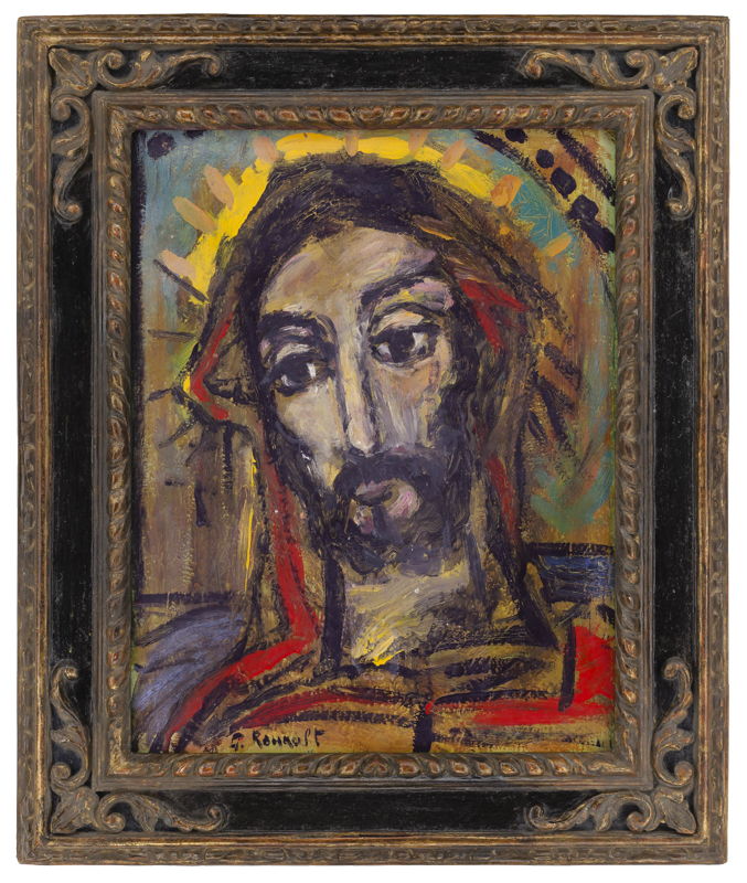 Portrait of Christ by Georges Rouault Framed by Lowy