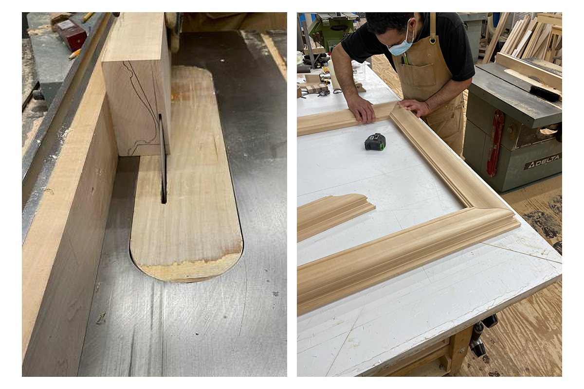 Refining Cuts and Joining the Raw Wood Frame