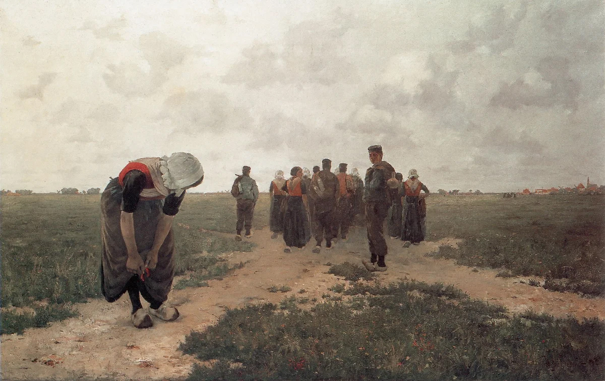 Returning from Work by Walter MacEwen