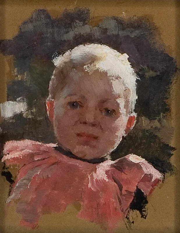 Sketch of Young Boy by Walter MacEwen
