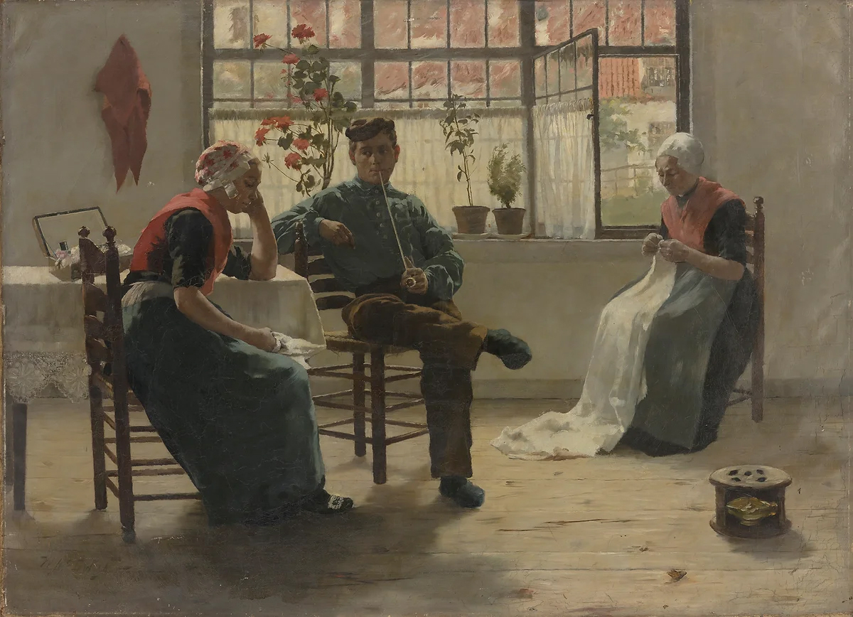 The Chaperone by Walter MacEwen Before Conservation
