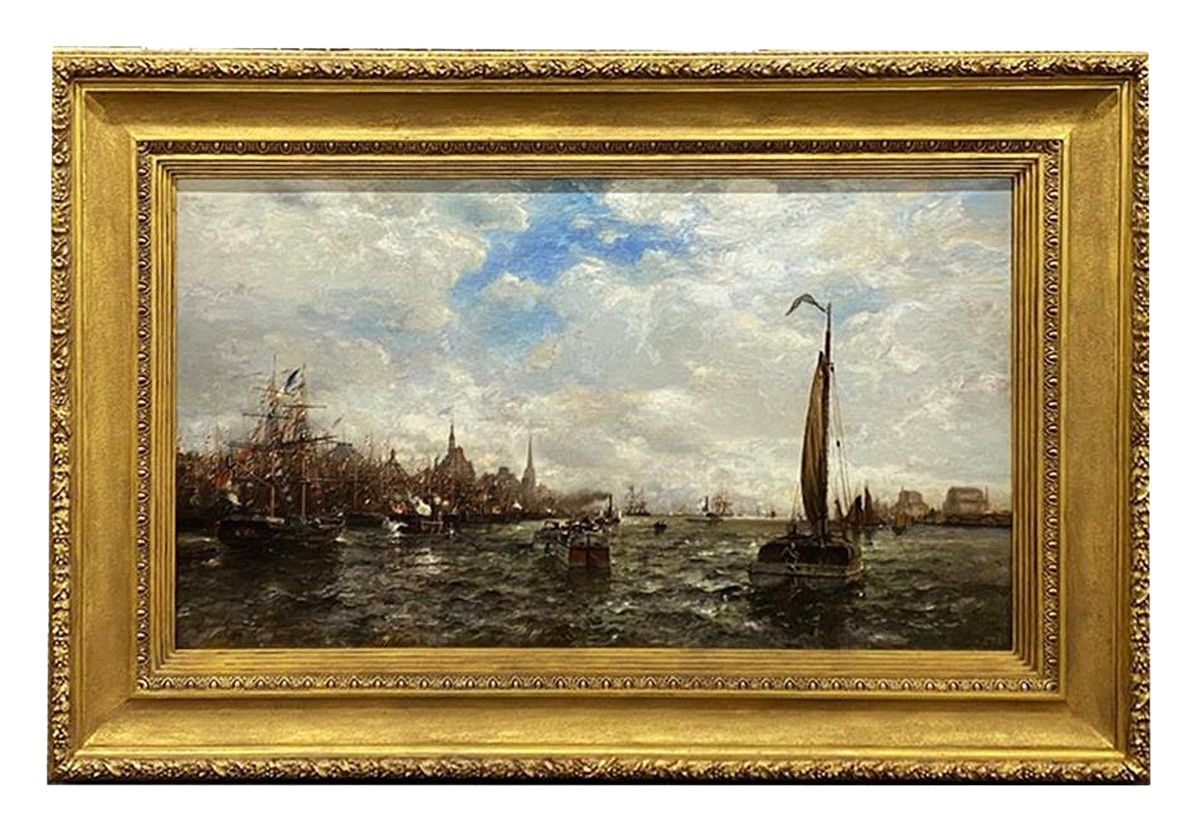 The Queens Birthday by Arthur Quartley After Lowy Conservation and Framing