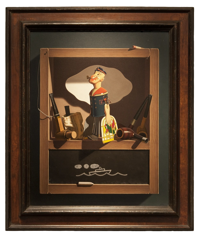 Gary T. Erbe Painting Framed by Lowy