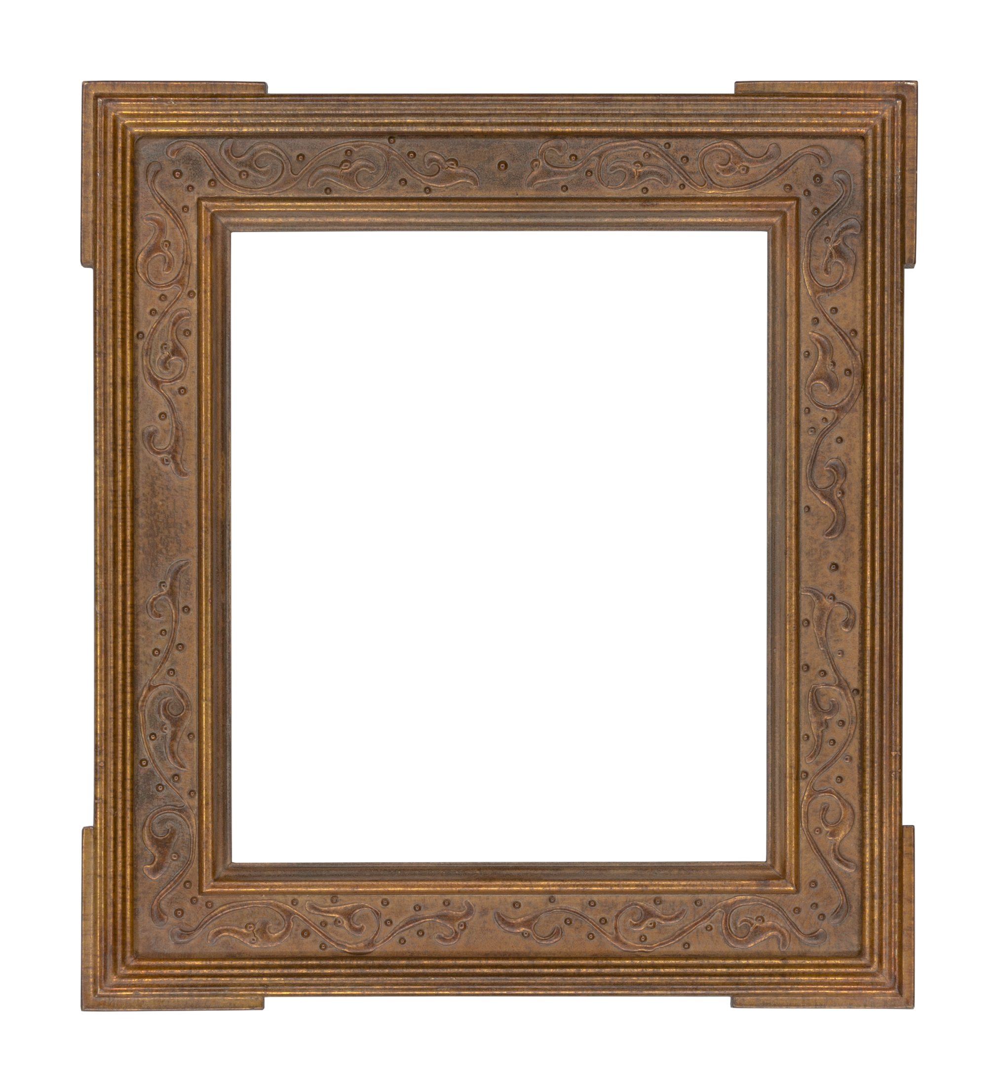 American 21st Century Cassetta Gold Frame