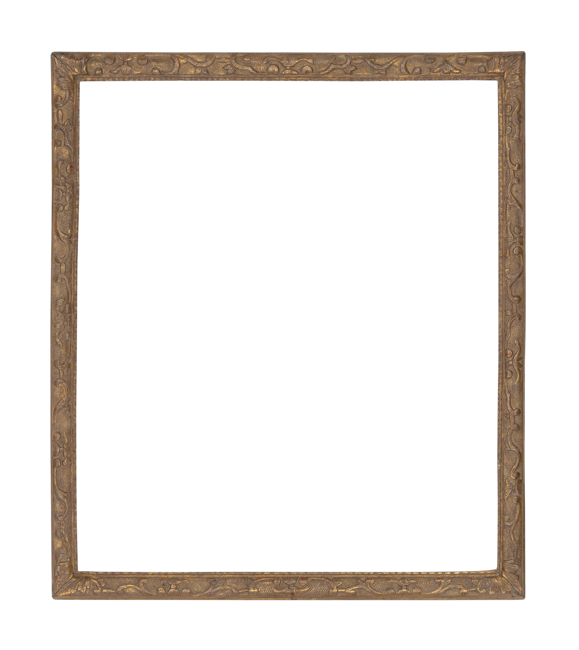 French 17th Century Louis 14th Continuous Gold Frame