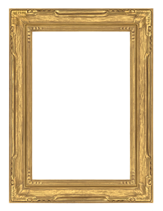American 20th Century American Impressionist Carved Frame