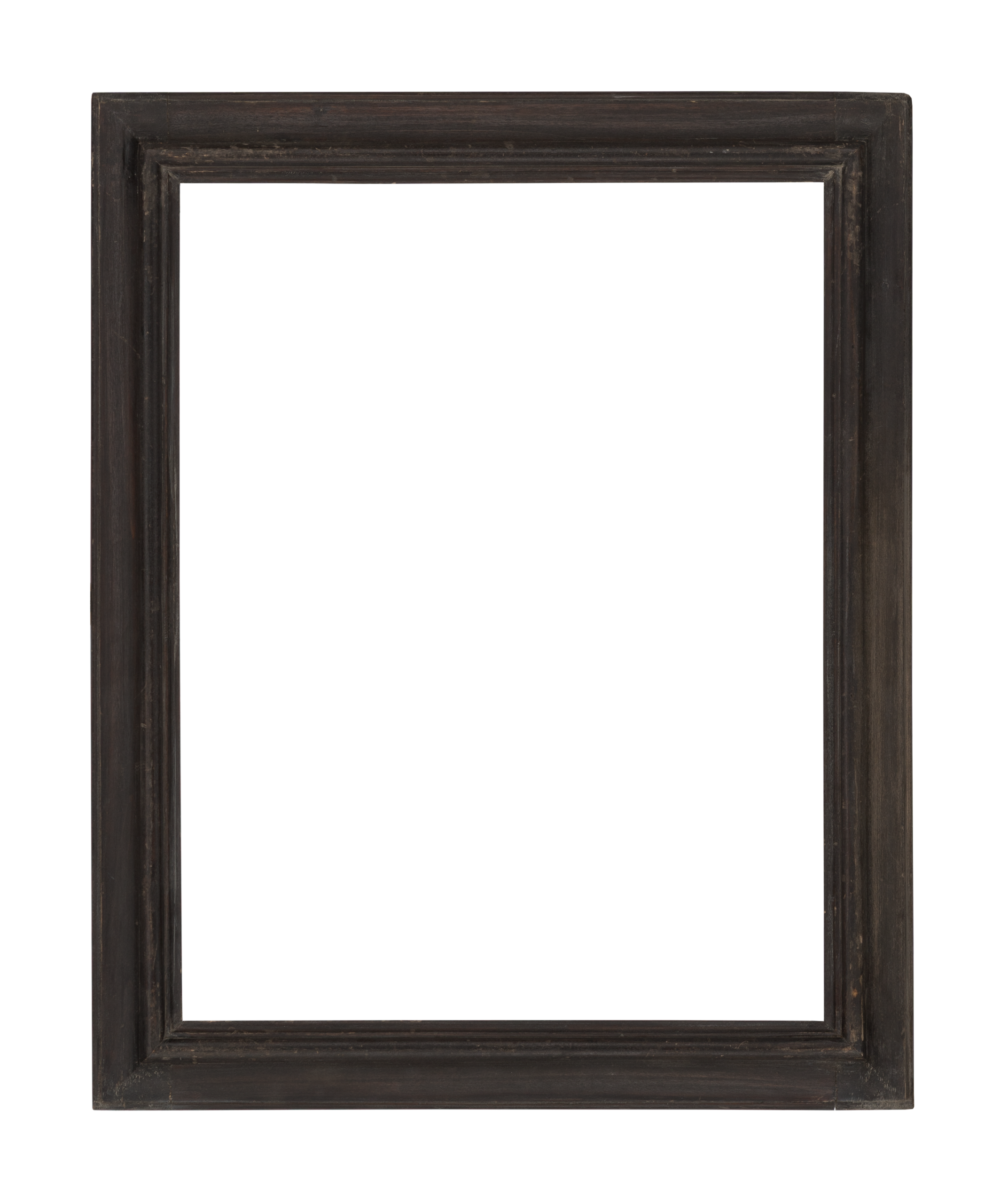 Spanish 18th Century   Receding  Black Frame