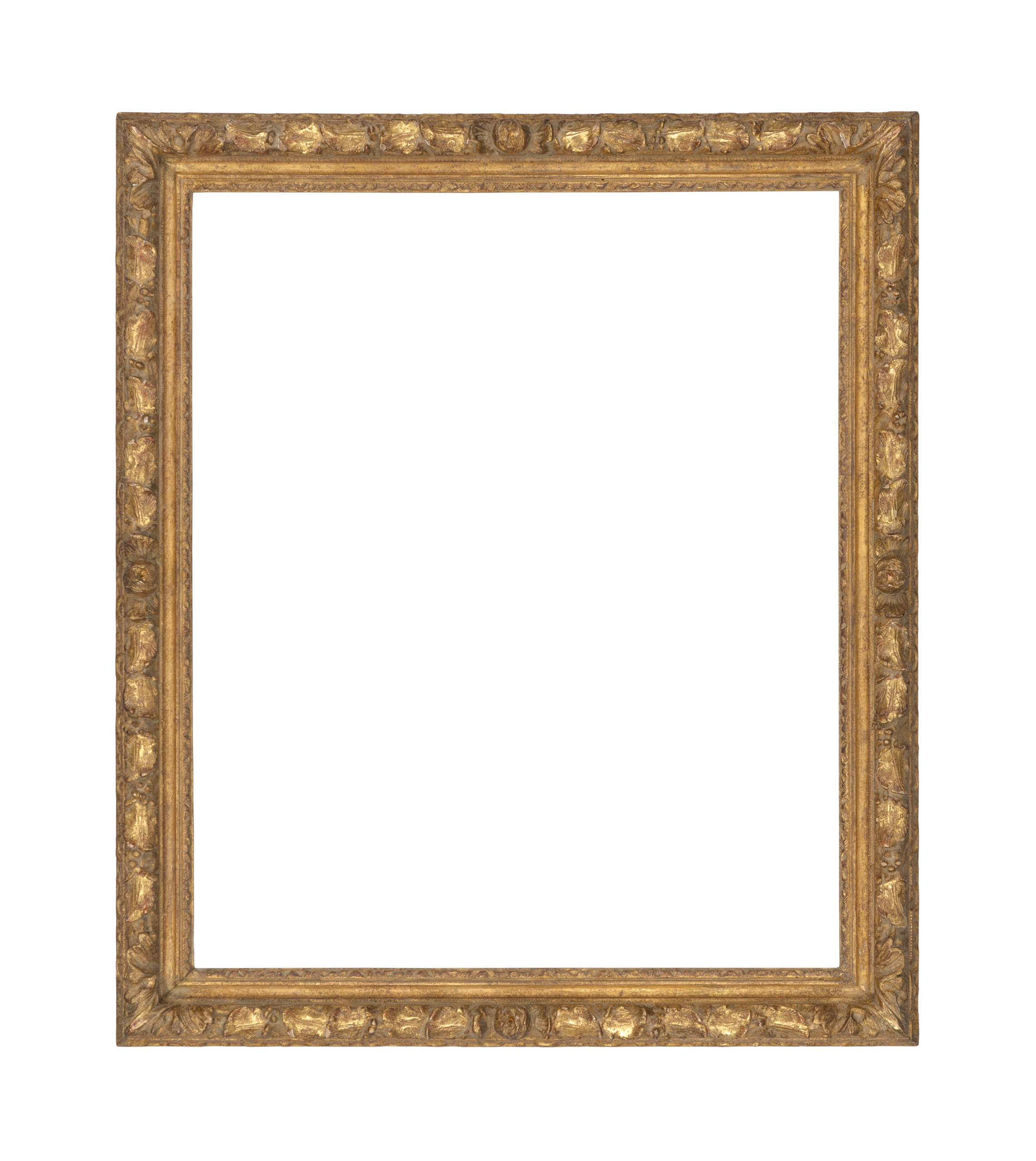 American 20th Century   Oak Leaf  Gold Frame
