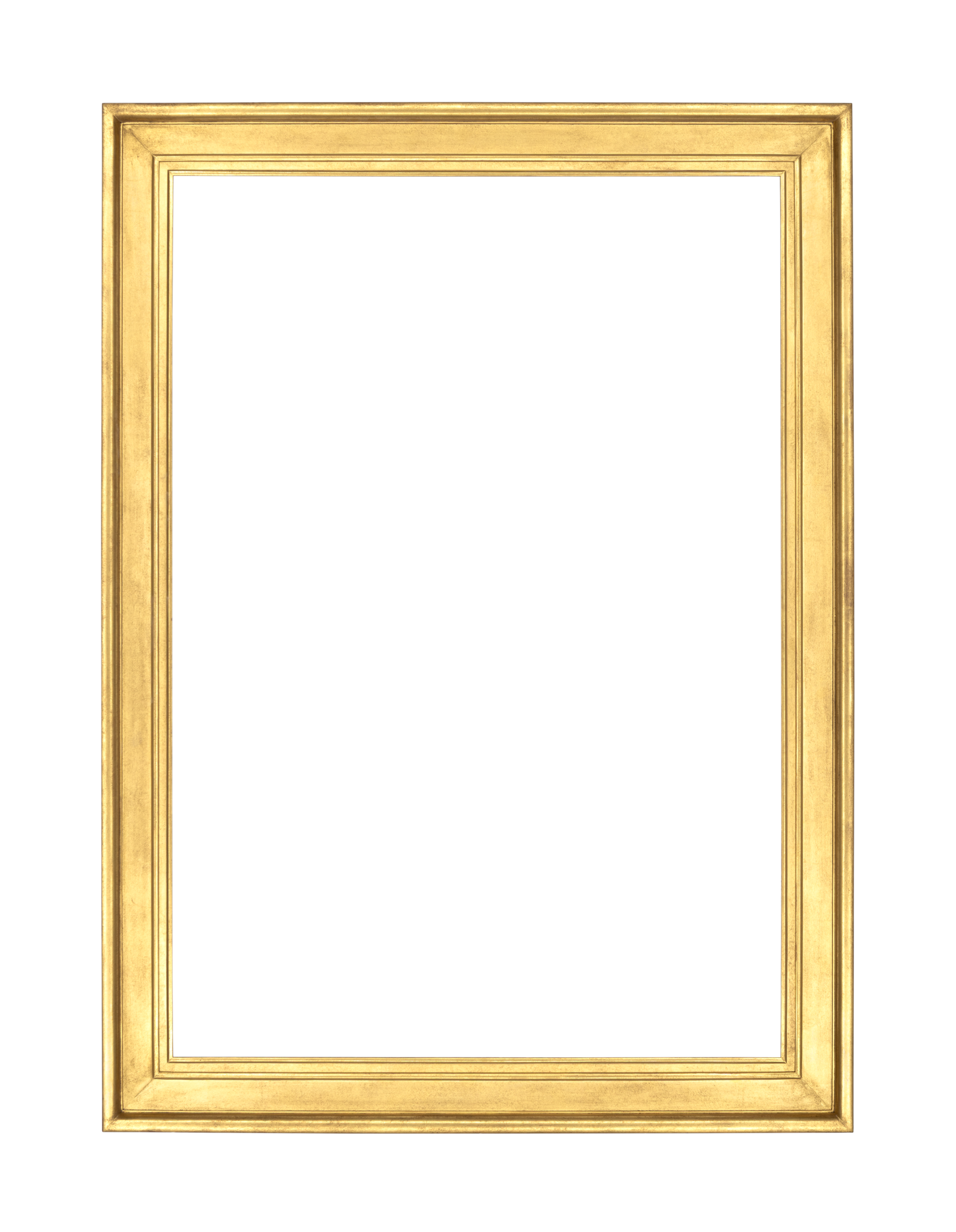 American 21st Century   Beveled  Gold Frame